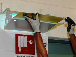 trappola uv collante